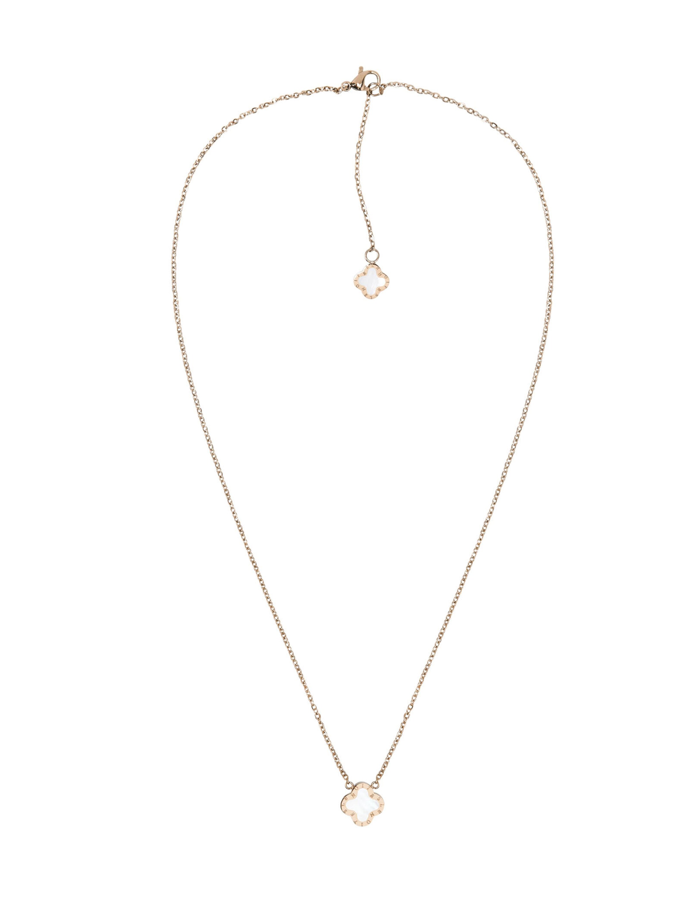 Lenoites Necklace in Gold: front