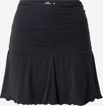 HOLLISTER Φούστα σε μαύρο: μπροστά