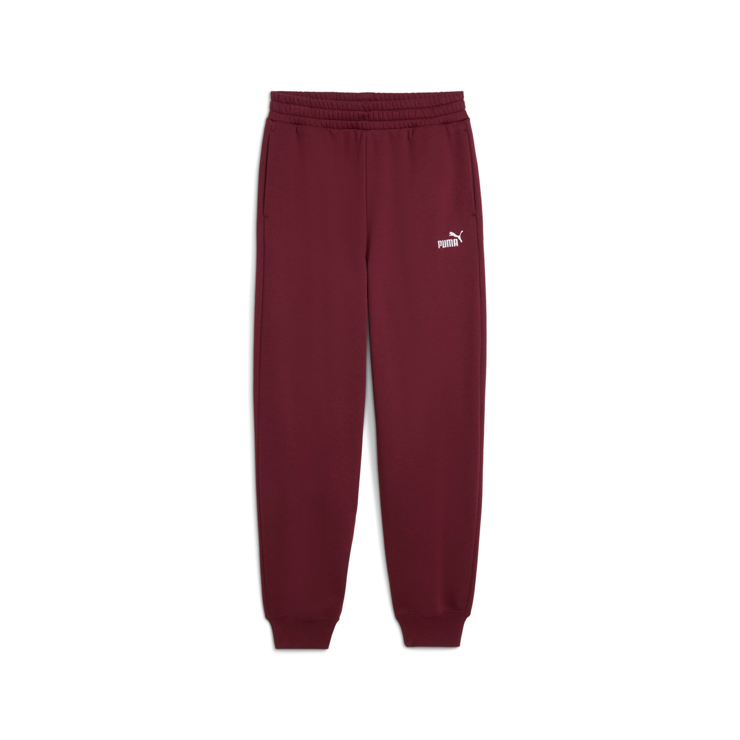 PUMA Tapered Pants in Red: front