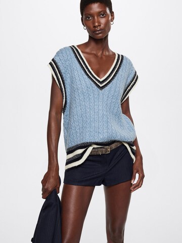 Pull-over 'Univers' MANGO en bleu : devant