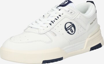 Baskets basses Sergio Tacchini en blanc : devant