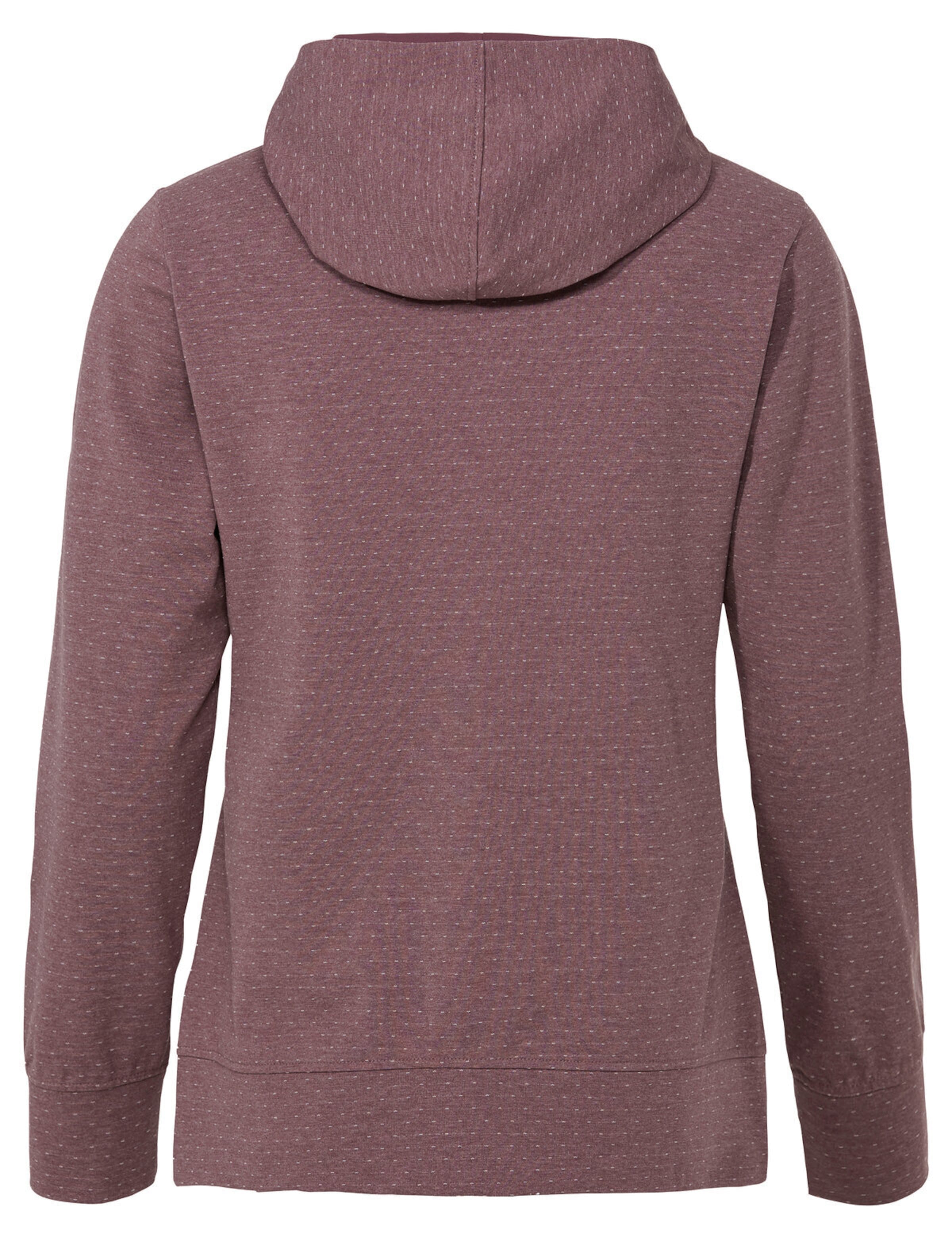 VAUDE Sportsweatshirt 'Tuenno' in Rot