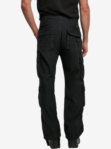 Brandit Tapered Cargo trousers in Black