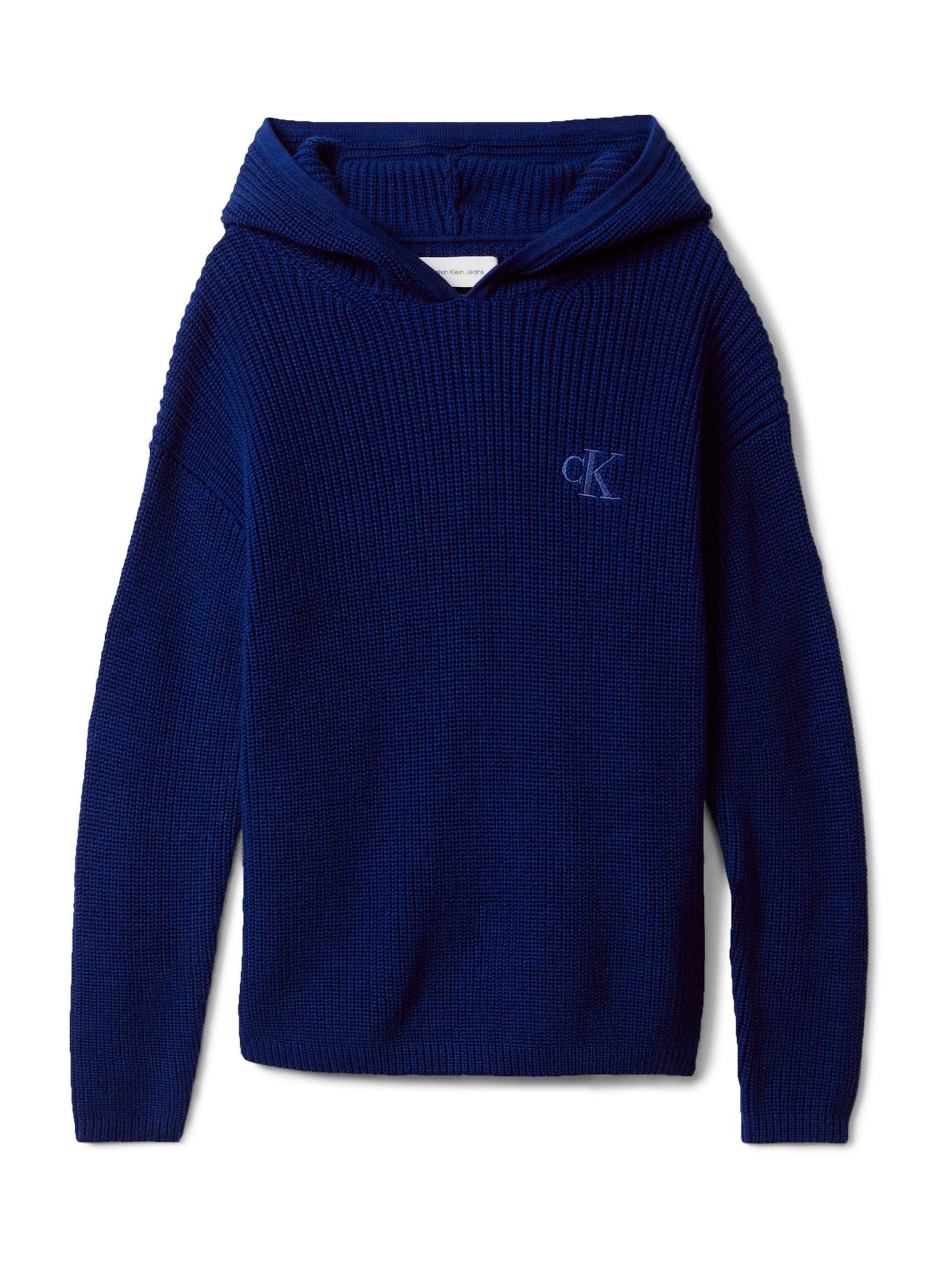 Calvin Klein Jeans Kampsun, värv sinine: eest vaates