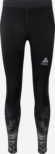 ODLO Sporthose in grau / schwarz / weiß, Produktansicht