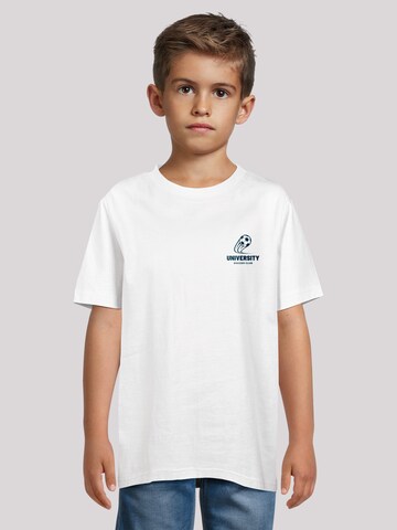 T-Shirt 'University Soccer Club Classic Minimalist' F4NT4STIC en blanc : devant