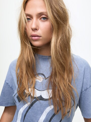 Pull&Bear T-Shirt in Blau