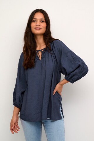 CULTURE Blouse 'Justina' in Blue: front