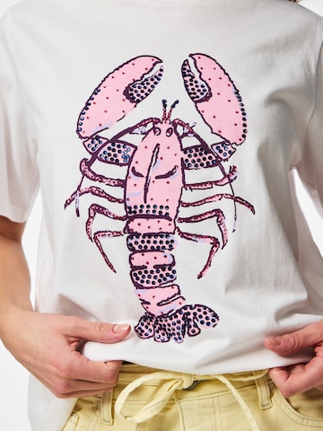 T-shirt PIECES en blanc