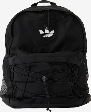ADIDAS ORIGINALS Reppu värissä musta: etupuoli