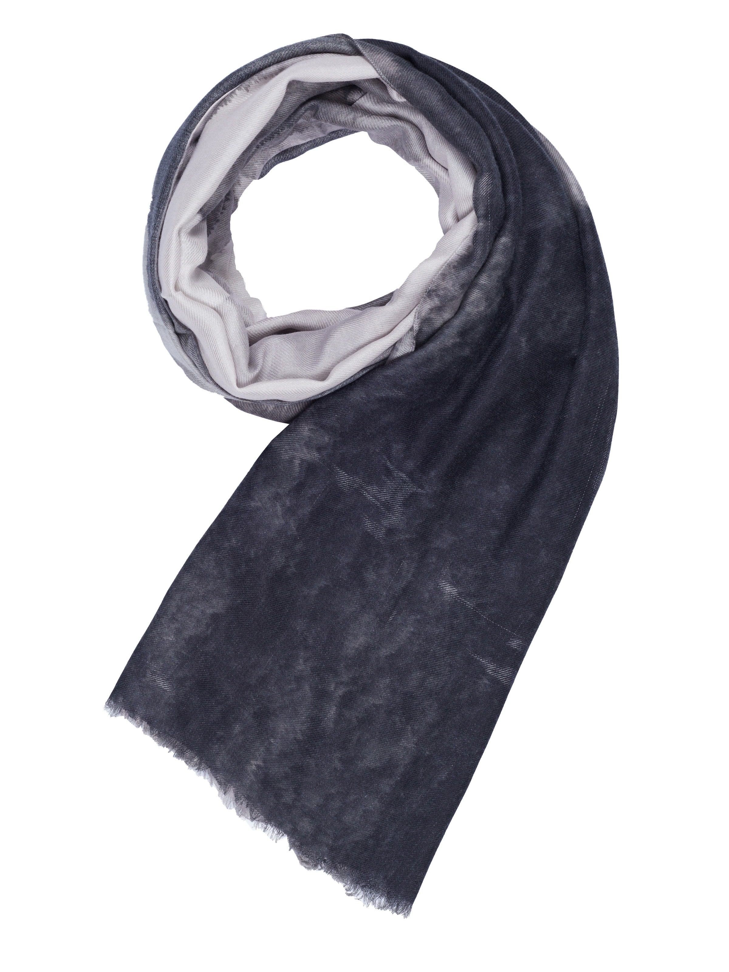 ARMANI Scarf 'Emporio' in Black: front