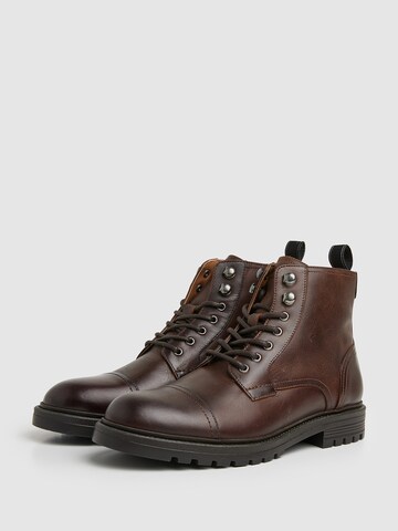 Pepe Jeans Lace-Up Boots ' LOGAN ' in Brown