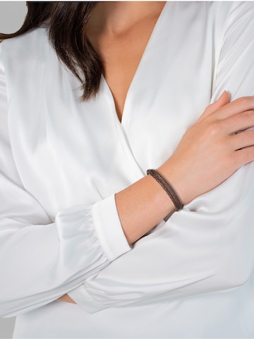 Rafaela Donata Armband in Braun: Vorderseite