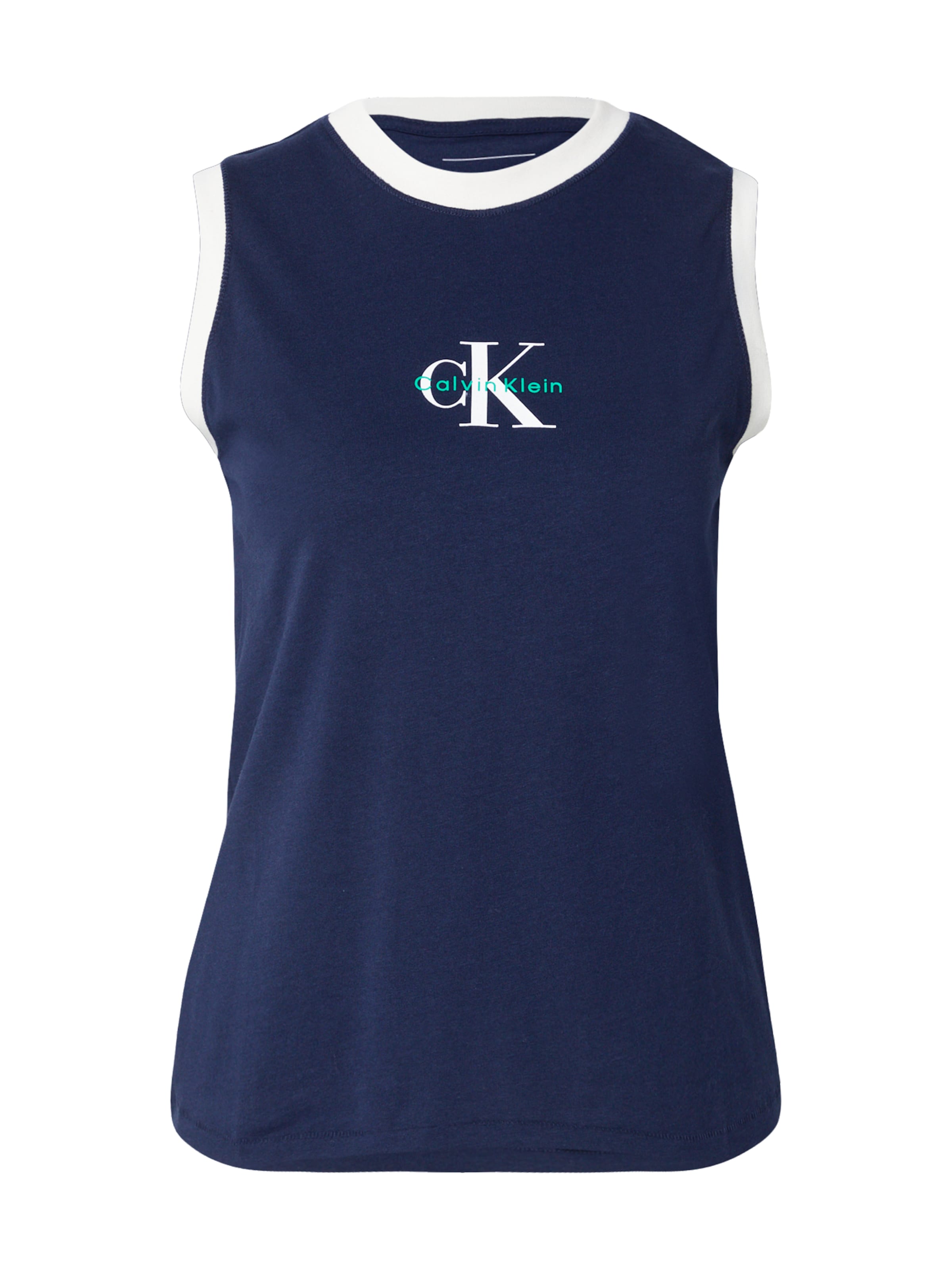 Calvin Klein Jeans Τοπ σε μπλε: μπροστά