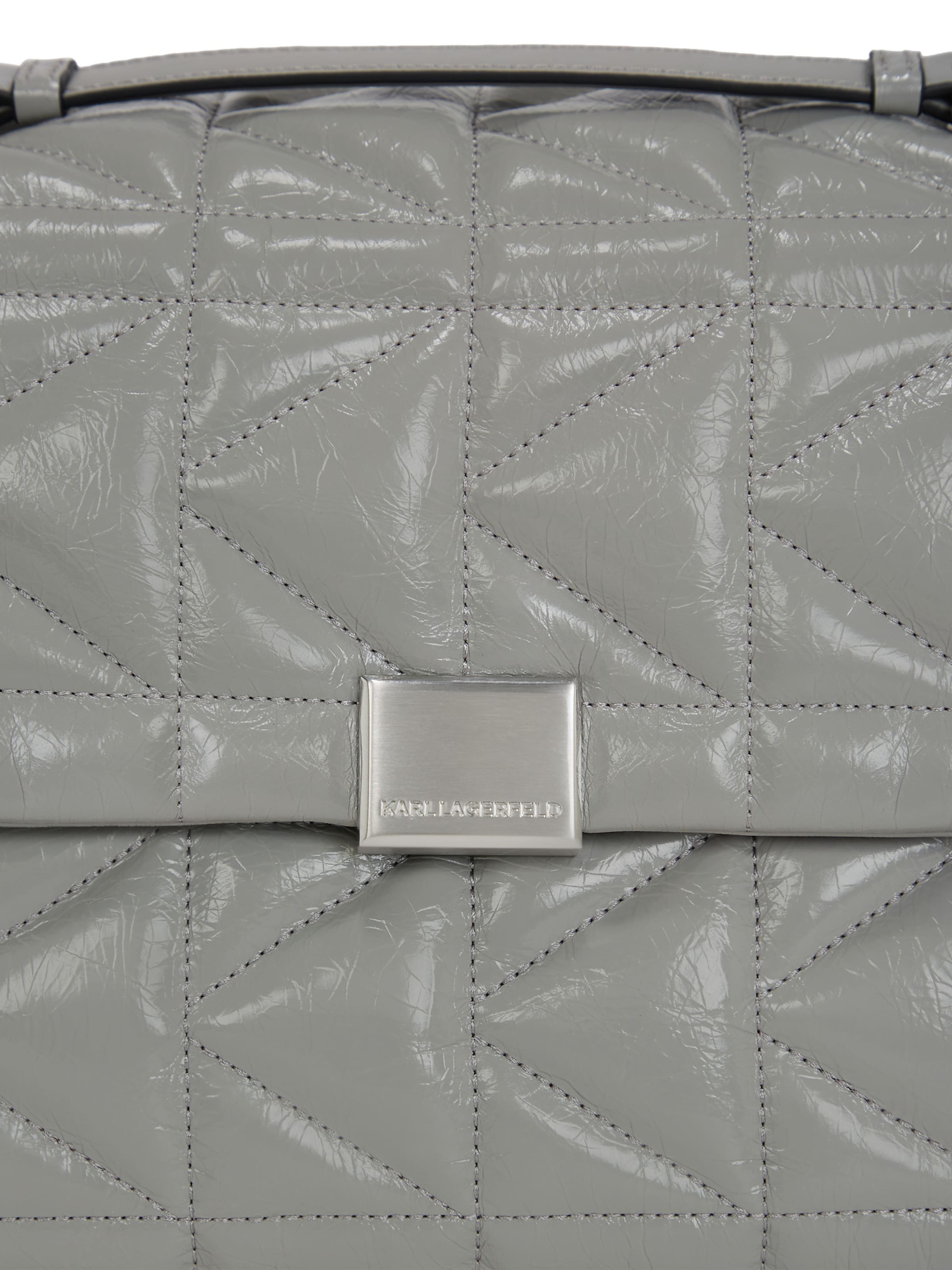 Karl Lagerfeld Чанта за през рамо 'Kuilt' в сиво