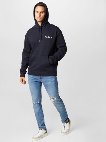 FARAH Sweatshirt 'MINNOT' in Blauw