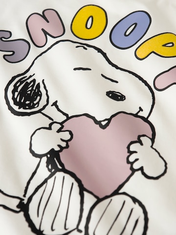 NAME IT - Camiseta 'NMFDREMA SNOOPY' en blanco