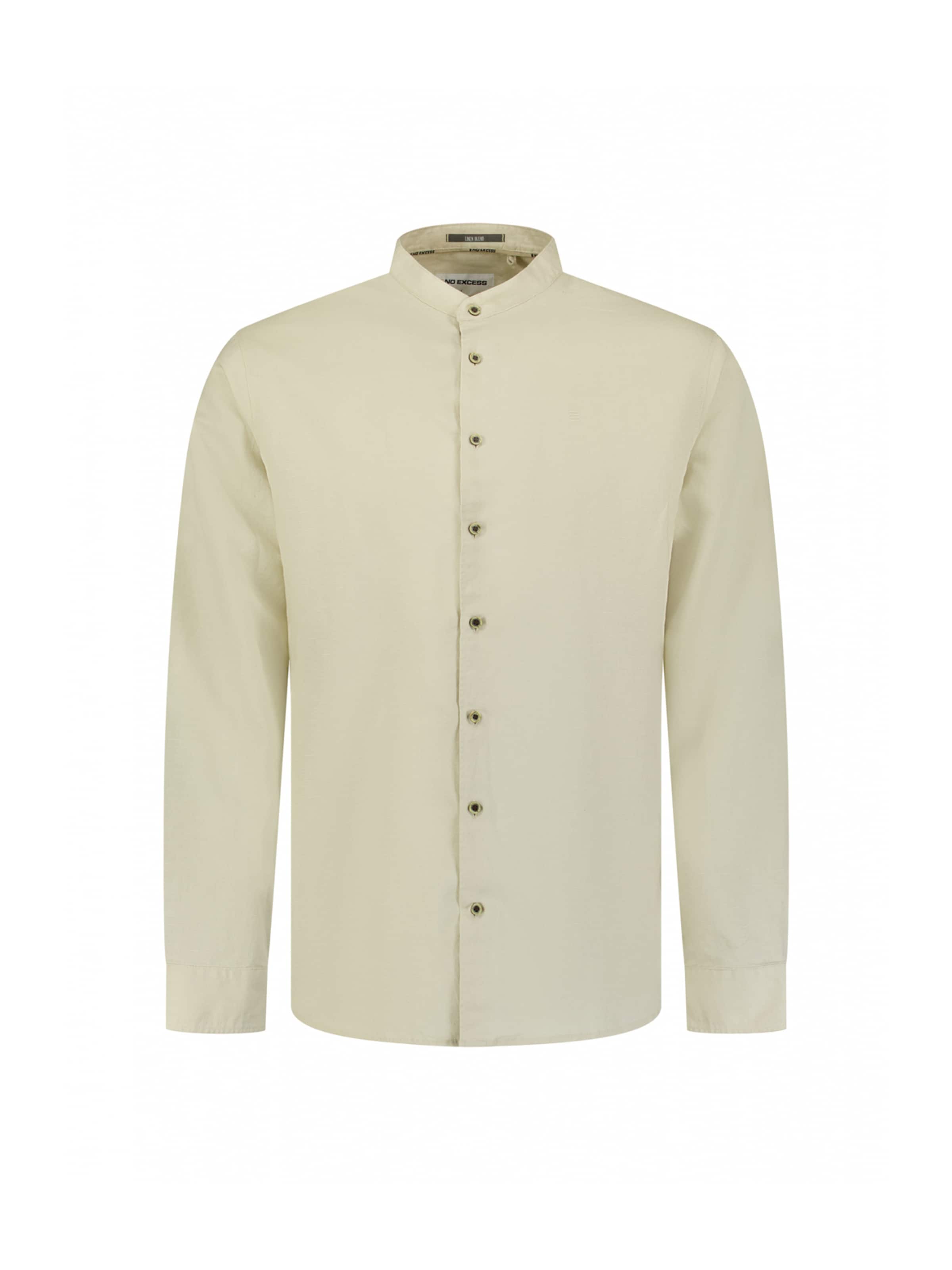 No Excess Regular fit Skjorta i beige: framsida