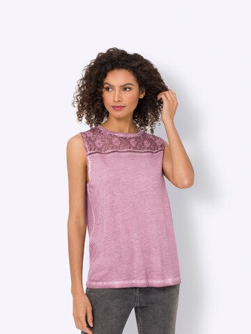 T-shirt heine en rose : devant