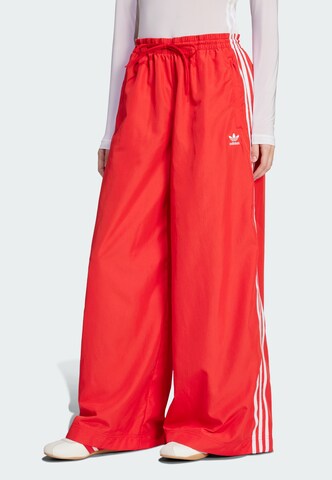 sarkans ADIDAS ORIGINALS Platas staras Bikses 'Adilenium Season 3': no priekšpuses