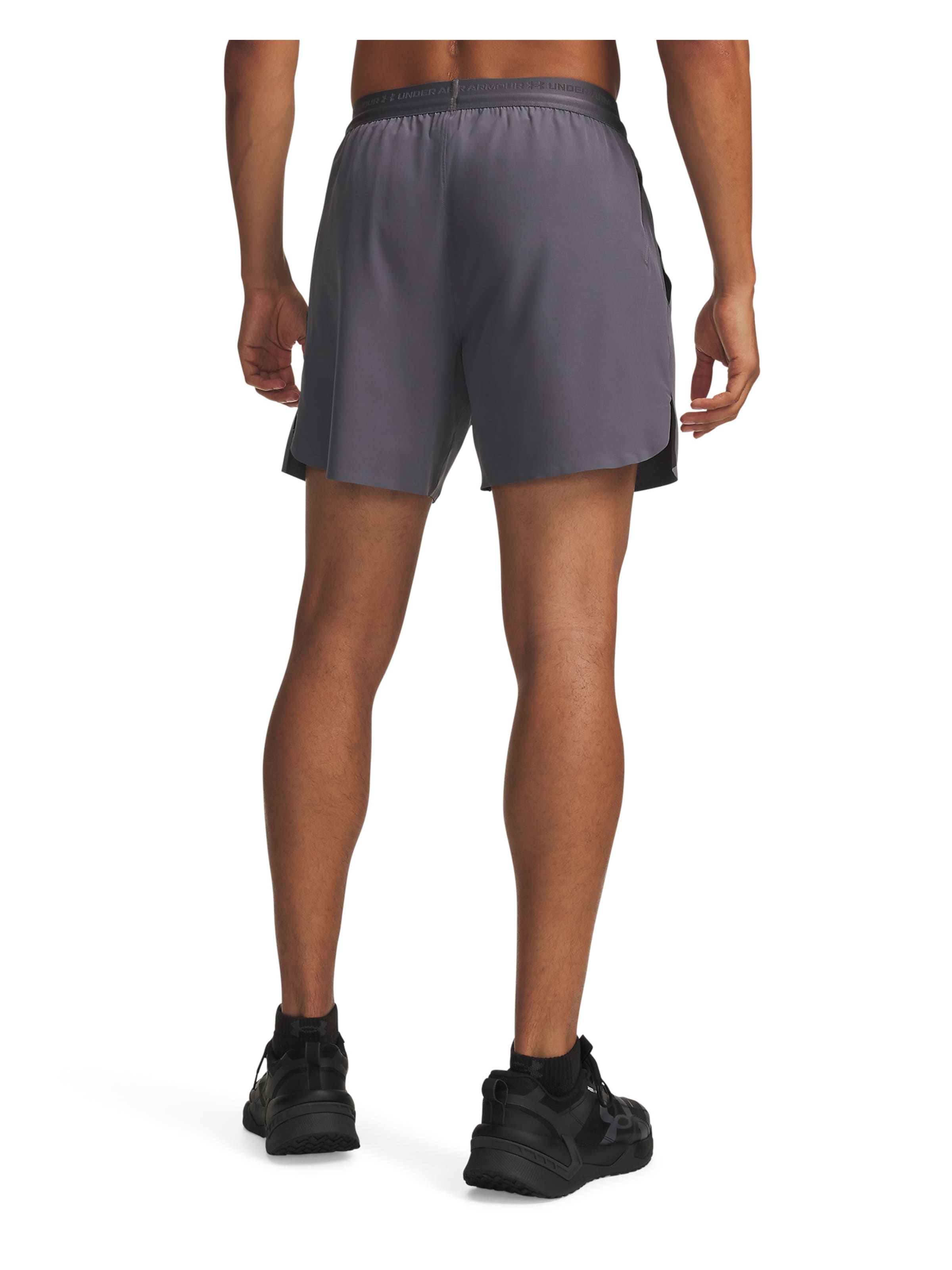 UNDER ARMOUR Regular Sportbroek 'Vanish Elite' in Grijs