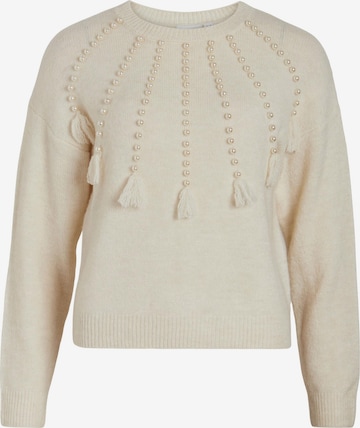 Pull-over 'NICOLINE' VILA en beige : devant