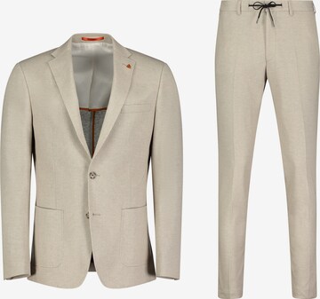 ROY ROBSON Slimfit Pak in Beige: voorkant