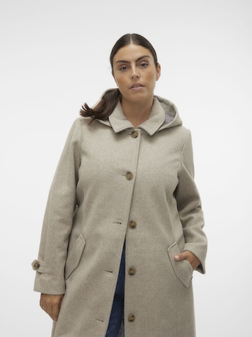 Vero Moda Curve Between-Seasons Coat 'VINCE CHELSEA' in Brown