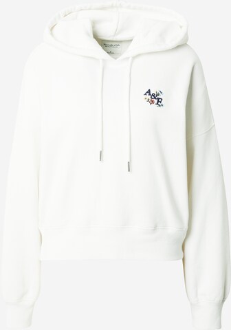 Abercrombie & Fitch - Sudadera 'SUNDAY' en blanco: frente