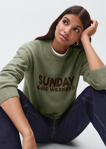 MANGO TEEN Pullover 'Sunday' in Grün