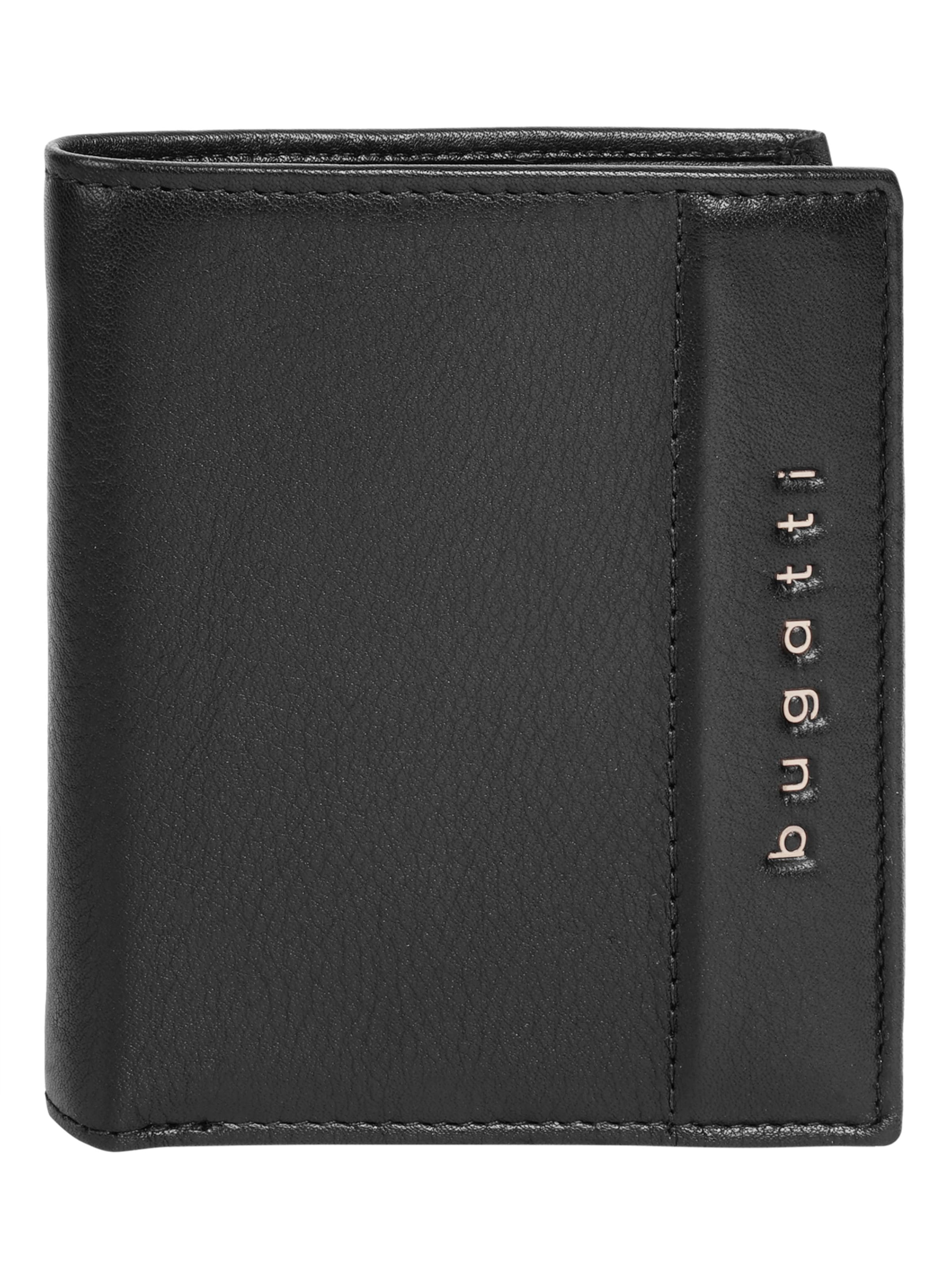 bugatti Wallet 'NOME' in Black: front