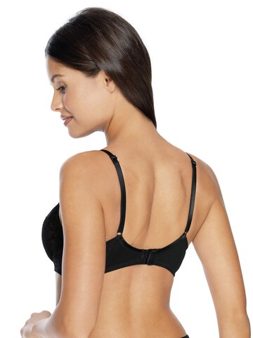 VIANIA Balconette BH 'Carmen'‌‌‌ in Schwarz