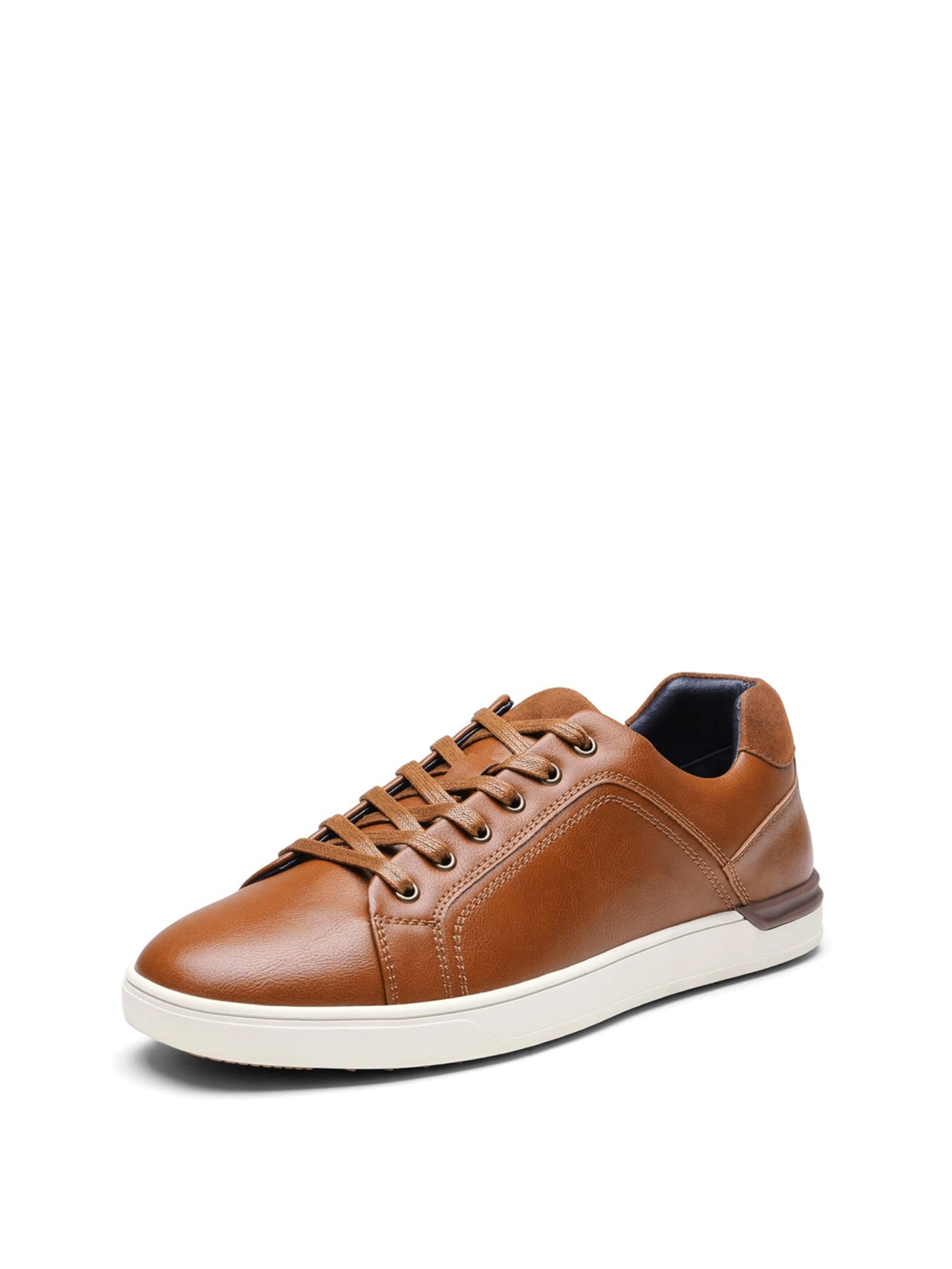 Bruno Marc Sneakers in Brown: front