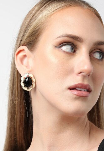 Boucles d'oreilles ' Abiah ' SOHI en or : devant