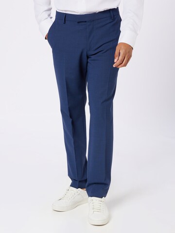 Coupe slim Pantalon à plis 'Blayr' JOOP! en bleu : devant