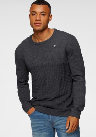 Bruno Banani Pullover in Grau