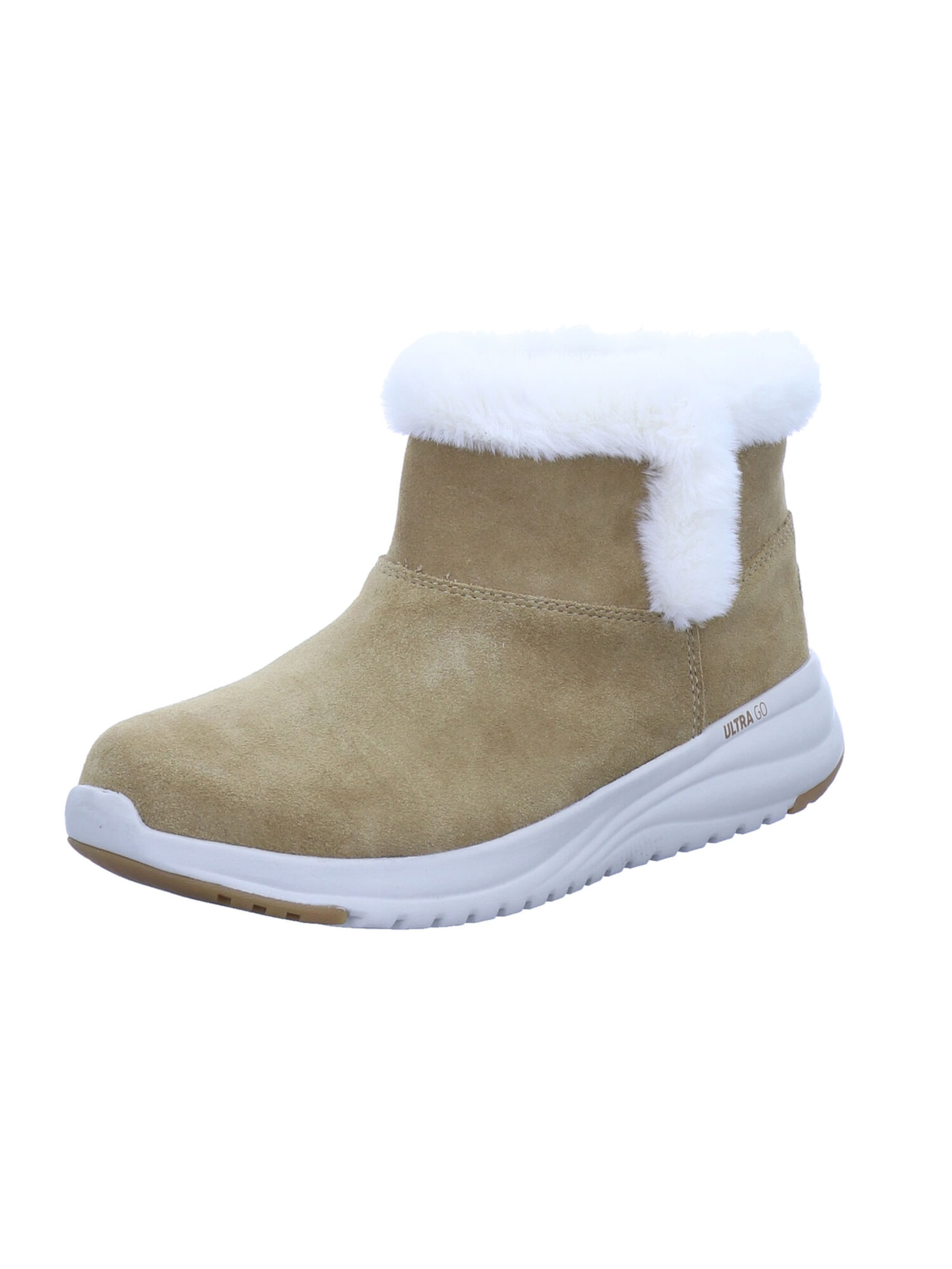 SKECHERS Boots 'On The Go Stellar - Cozy Step' in Beige: Vorderseite