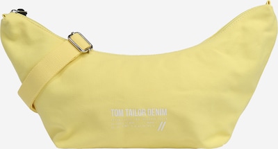 TOM TAILOR DENIM Schultertasche 'Lia' in hellgelb / weiß, Produktansicht