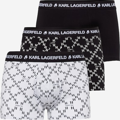 Karl Lagerfeld Calzoncillo boxer en negro / blanco, Vista del producto