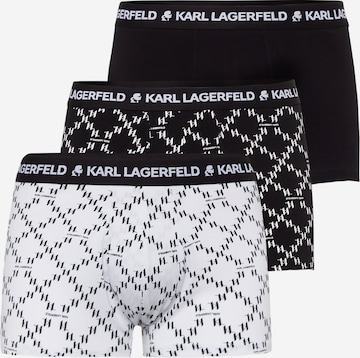 Boxer di Karl Lagerfeld in nero: frontale