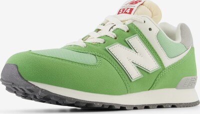 new balance Brīvā laika apavi '574', krāsa - gaiši zaļš / balts, Preces skats