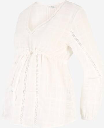 Only Maternity Blouse 'LINEA' in White: front