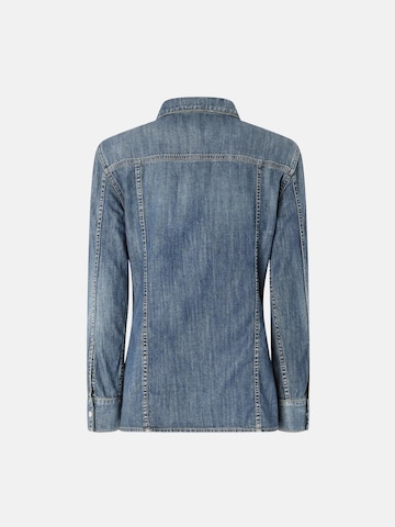 PINKO Shirt 'PINKO CASTELDORIA CAMICIA LIGHT DENIM CAMICIA' in Blue