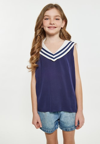 DreiMaster Vintage - Blusa en azul: frente