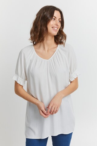 Camicia da donna 'SUNNY' di Fransa in bianco: frontale