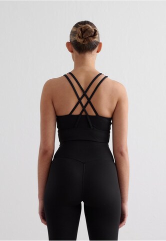 Aim'n Bustier Športni nederček 'Sense' | črna barva