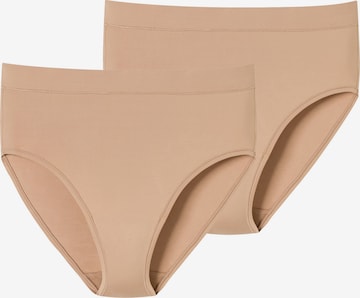 Culotte ' Retro Pants Unique Micro ' SCHIESSER en beige : devant