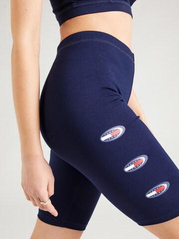 Skinny Leggings de la Tommy Jeans pe albastru