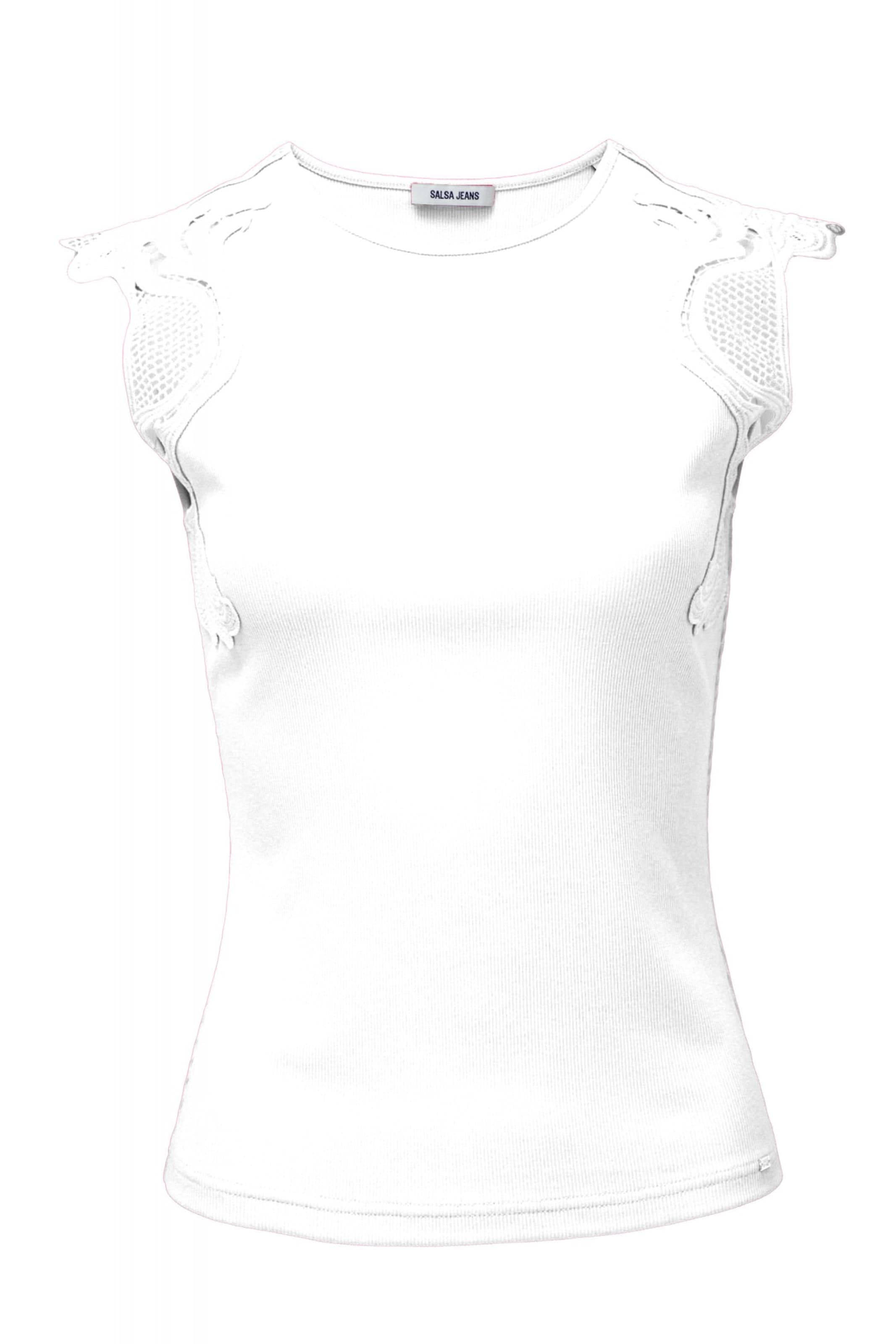 Salsa Jeans Top in White: front
