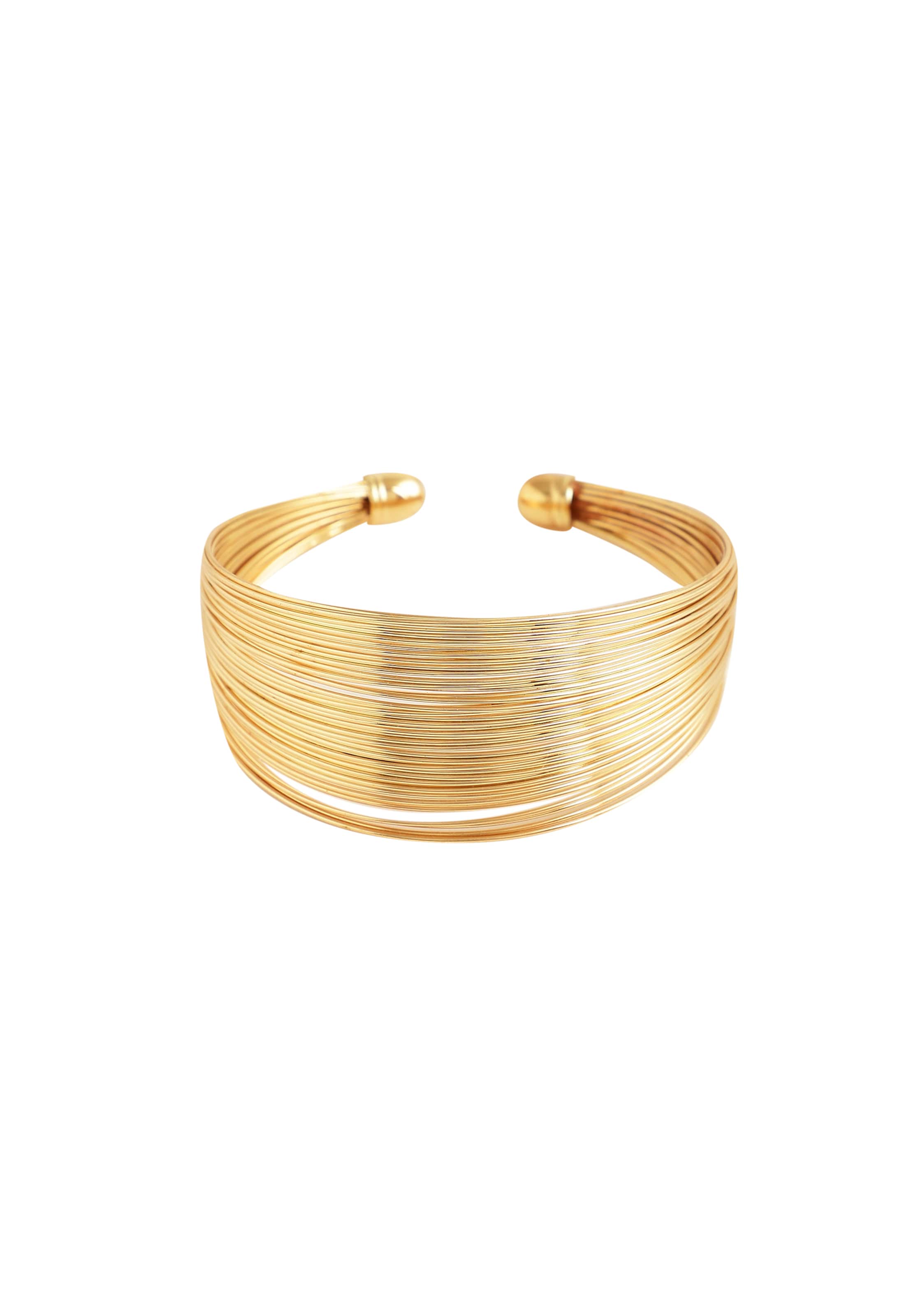 SOHI Opaska 'Kiki' w kolorze złoty: przód